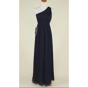 J.Crew Navy One-Shoulder Dress